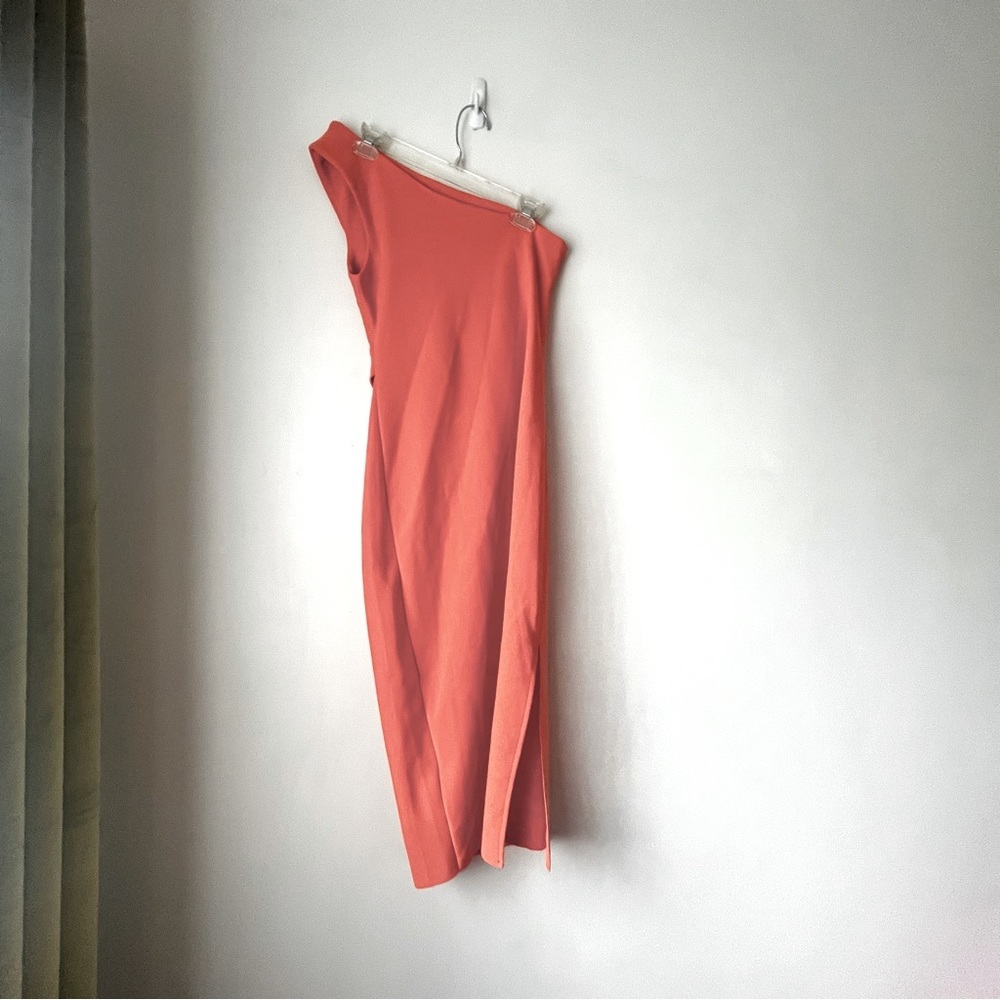 Petal & Pup Nadene Orange One Shoulder Midi Dress 6 - Picture 10 of 10